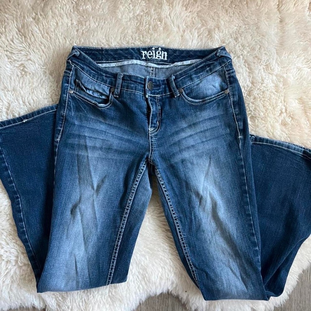 reign low rise bootcut jeans